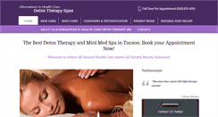 Desktop Screenshot of detoxtherapyspa.com